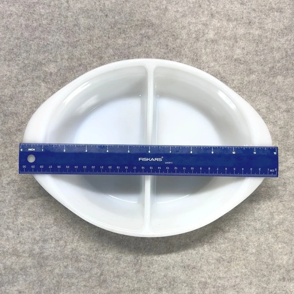 Glasbake USA white vintage